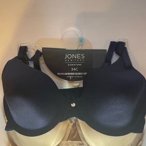 NWT- JONES NEW YORK SIGNATURE BRA’S. 2 bra’s in a set. SZ 34C